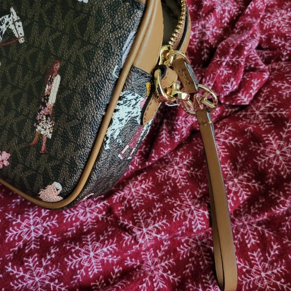 BRAND NEW AUTHENTIC MICHAEL KORS Hand Bag Leather Purse Crossbody MK - Picture 7 of 13